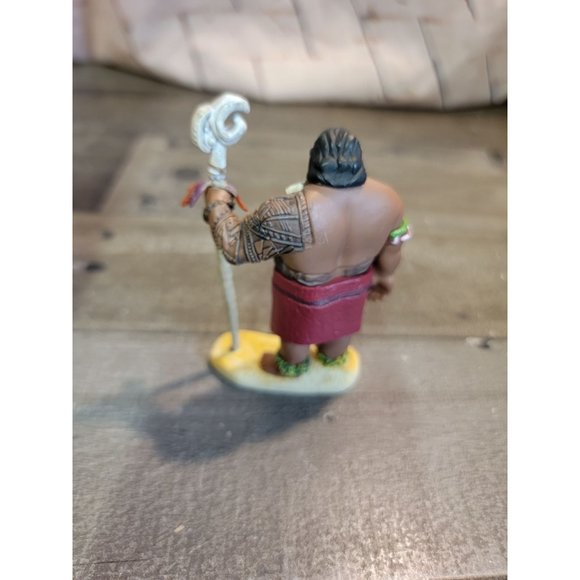Chief Tui Moana dad toy Disney Pixar figure staff - Picture 4 of 4